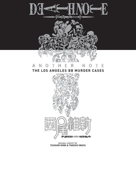 Death Note Another Note Los Angeles BB Murder Cases